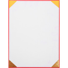Blank Zertifikat Mit Roter Hülle