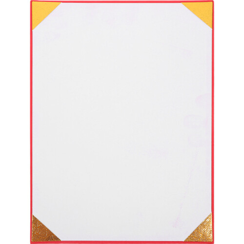 Blank Zertifikat Mit Roter Hülle