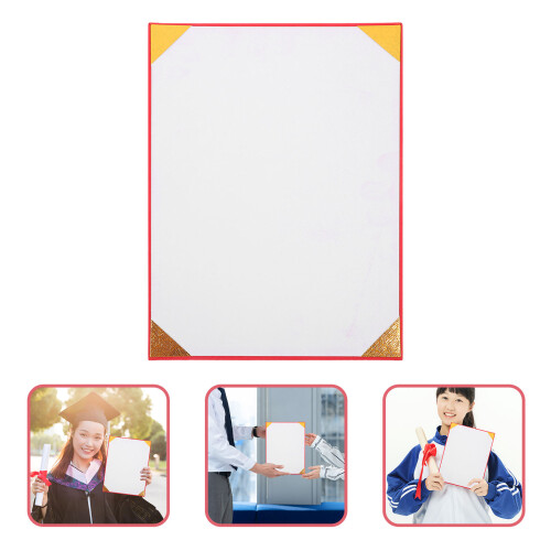 Blank Zertifikat Mit Roter Hülle 1