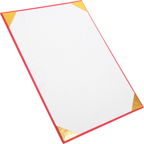 Blank Zertifikat Mit Roter Hülle 2