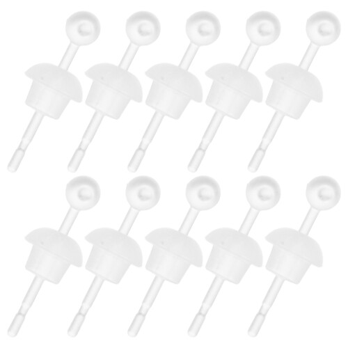 1 Box Harz Piercing-Schmuck Mit Silikonverschlüssen