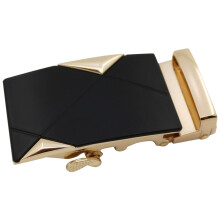 1 Gouden Plastic Herenriemgesp Elke 3,1x1,6 Inch