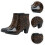 1Paire Bottes Imperméables Talon Mode PVC Antidérapantes 4
