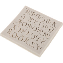 Wachsform Buchstabenformen Silikon Hellgrau 1 Satz Zum