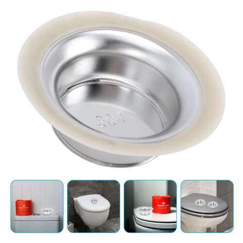 1Pack Hocktoiletten Abdeckung 4,3x4,3 Zoll 2