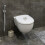 1Pack Hocktoiletten Abdeckung 4,3x4,3 Zoll 4