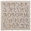 Wachsform Buchstabenformen Silikon Hellgrau 1 Satz Zum 10