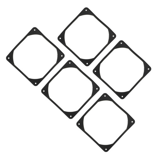 5X Schwarze Lüfterdichtung Für PC-Gehäuse