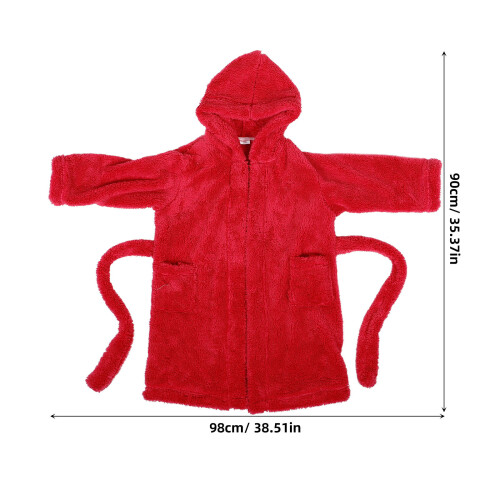 Warmes Kinderbadetuch Für Rosy, Weiches Plüsch, 1 1