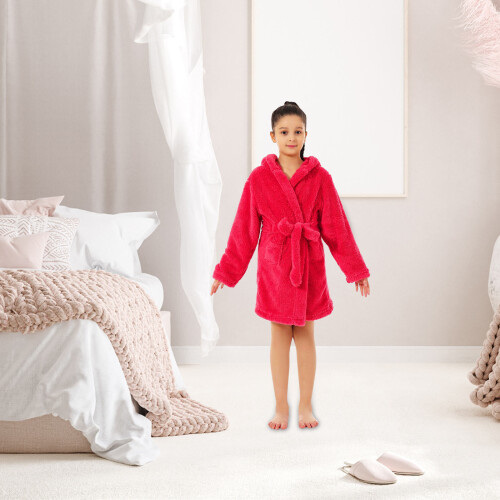 Warmes Kinderbadetuch Für Rosy, Weiches Plüsch, 1 2