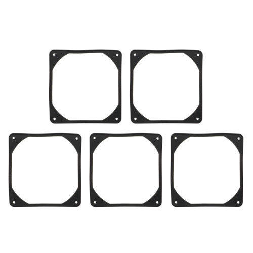 5X Schwarze Lüfterdichtung Für PC-Gehäuse 2