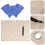 Set Wiederverwendbarer Wand-Boxsack Für Widerstandstraining 11