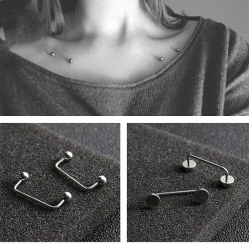 Piercing Sieraden Set Lichaamskunst 2 0,8x0,3x0,1 Inch 2