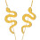 Snake- Oorbellen Vrouwen 2 Set 7,3X1 Cm 1