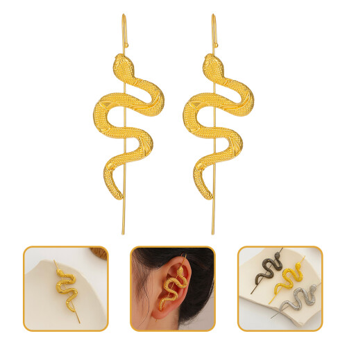 Snake- Oorbellen Vrouwen 2 Set 7,3X1 Cm 2