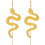 Snake- Oorbellen Vrouwen 2 Set 7,3X1 Cm 2