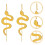 Snake- Oorbellen Vrouwen 2 Set 7,3X1 Cm 4