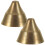 2St Bel Klankrijk Percussie Instrument Kinder Gebruik Goud 11
