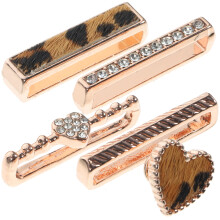 1 Set Dekorative Ringe Armband Bling Anhänger Damen Zubehör