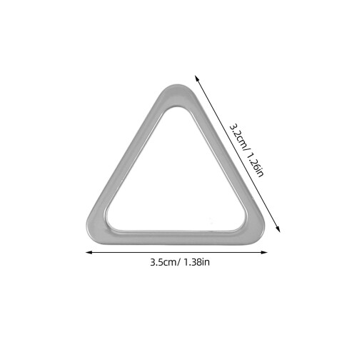 Metal Ringe Form Verschlüsse Silber 10 1