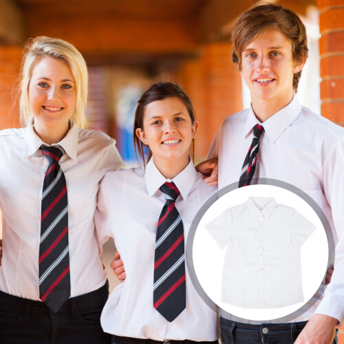 1 Japanse Stijl Schooloverhemd Wit 2