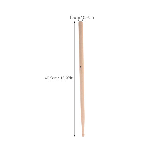 Maple Drumsticks Beige 3 Paar 15,92x0,59x0,59 Inch 1