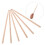 Maple Drumsticks Beige 3 Paar 15,92x0,59x0,59 Inch 10
