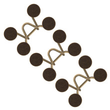 Taillen-Rückzug Taillen-Verstell-Schnalle 3,50x2,00x1,20 cm