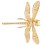 Dragonfly Griff Verzierung Messing 1
