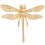 Dragonfly Griff Verzierung Messing 6