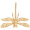 Dragonfly Griff Verzierung Messing 11