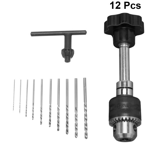 1Pièces Perceuse À Main Noire Kit Pour Bijoux Perçage Précis