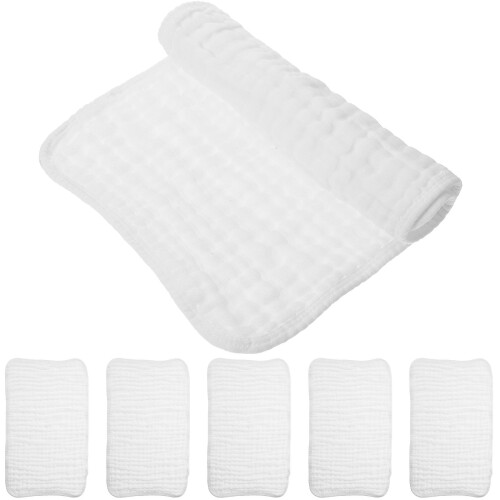 Mullwaschlappen Baby Baumwolle 6