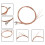 6 Stuks String Ballad Component Rvs 11