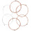 6 Stuks String Ballad Component Rvs 10