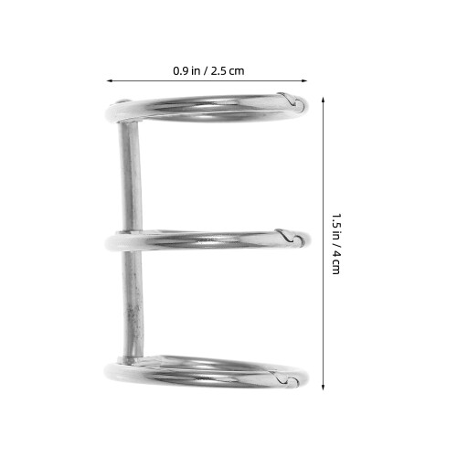 Binder Rings Bulk Silberne 10 1