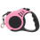 1X Hondenloopriem Uitrekbaar Roze Ergonomisch Puppy 1