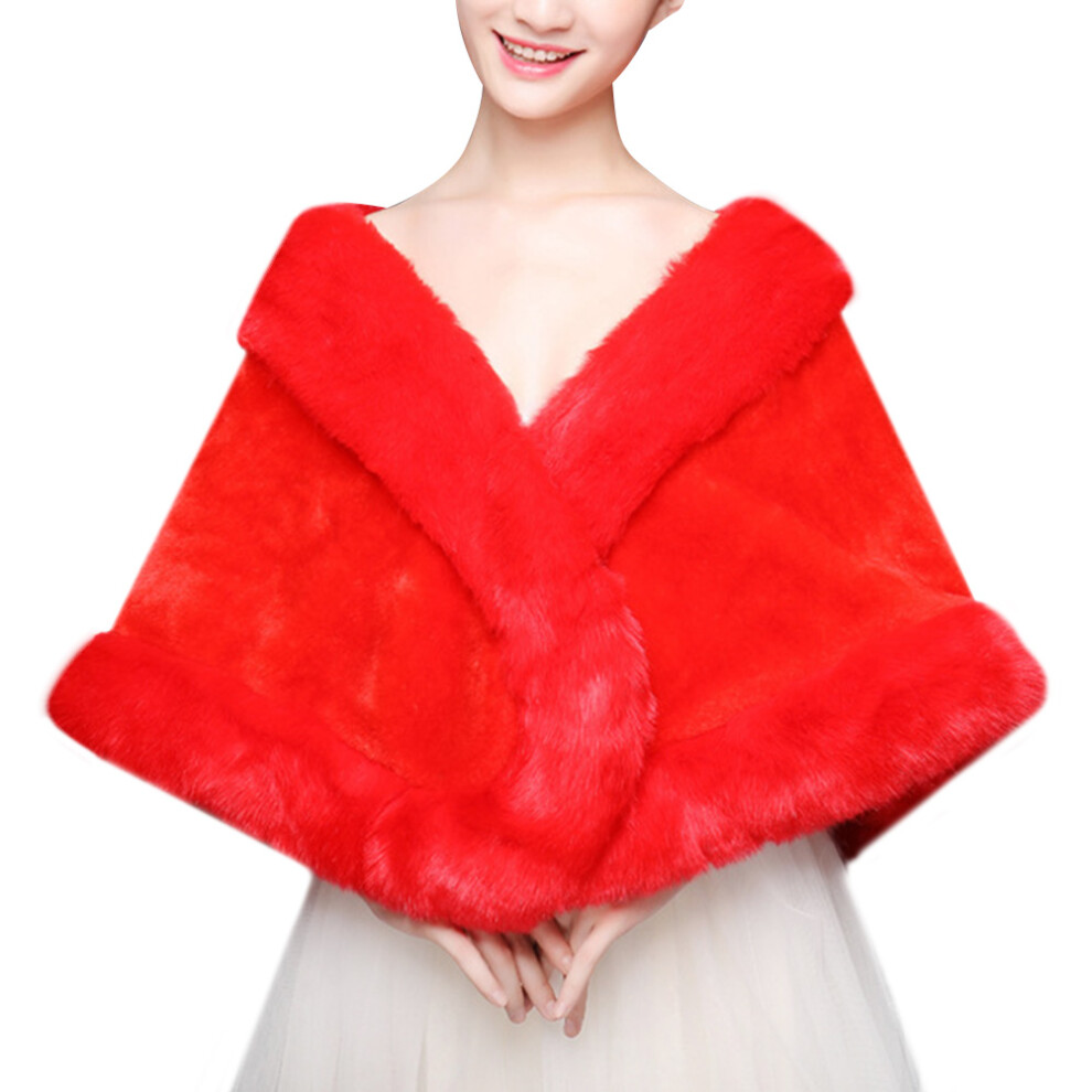 Wedding Shawls Gasten Rood Winterkleding Tippet 1 Set-image