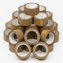 Set van 30 rollen budget verpakkingstape (48 mm x 50 meter, bruin)
