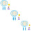 3 Sets Tennisspiele Für Kinder Langlebig Badminton 6