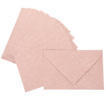 16 Dekorationen Vintage Briefumschlag 16,50x11,00x0,10 Cm Rosa