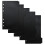 Document Wallet Binder Pouches Schwarz PP 5er Set 7