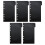 Document Wallet Binder Pouches Schwarz PP 5er Set 15