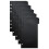 Document Wallet Binder Pouches Schwarz PP 5er Set 1