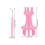Easy Strickwerkzeug Strickspulen Set Rosa 1 2