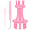 Easy Strickwerkzeug Strickspulen Set Rosa 1 3