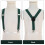 Son Match Suspender Bow Set Vader 49,00x27,00x0,60 Cm 7