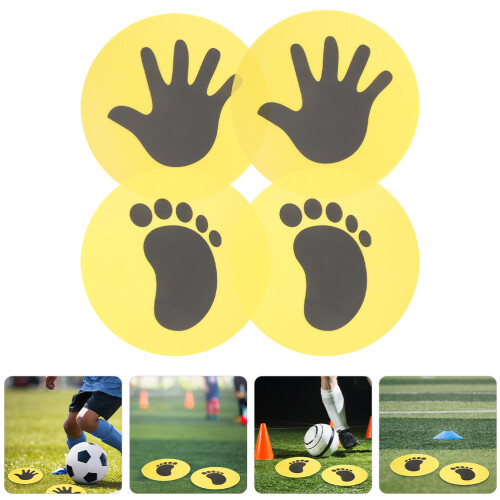 4 Voetbaltrainingsmat PVC Logo Veld 2