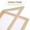 3 Stuks Papiermakerij Frame Papercrafts Papiermaken Frame 5
