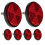 6 Stuks Fietsreflectoren Rood Wielverlichting Hulpmiddel 1